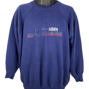 Chicago HBPA Sweatshirt Vintage 80s Horsemens Benevolent & Protective Assoc
